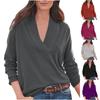 Womens  Sweatshirts  V Neck  Sweaters Casual Comfy  Fashion Outfits Clothes