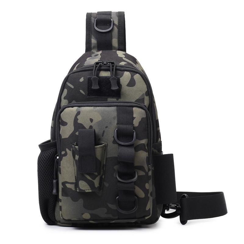 Новая нагрудная сумка Luya, многофункциональная, для активного отдыха, спорта, досуга, тактическая, из холста, сумка кроссбоди, водонепроницаемая, портативная, сумка для хранения удочек