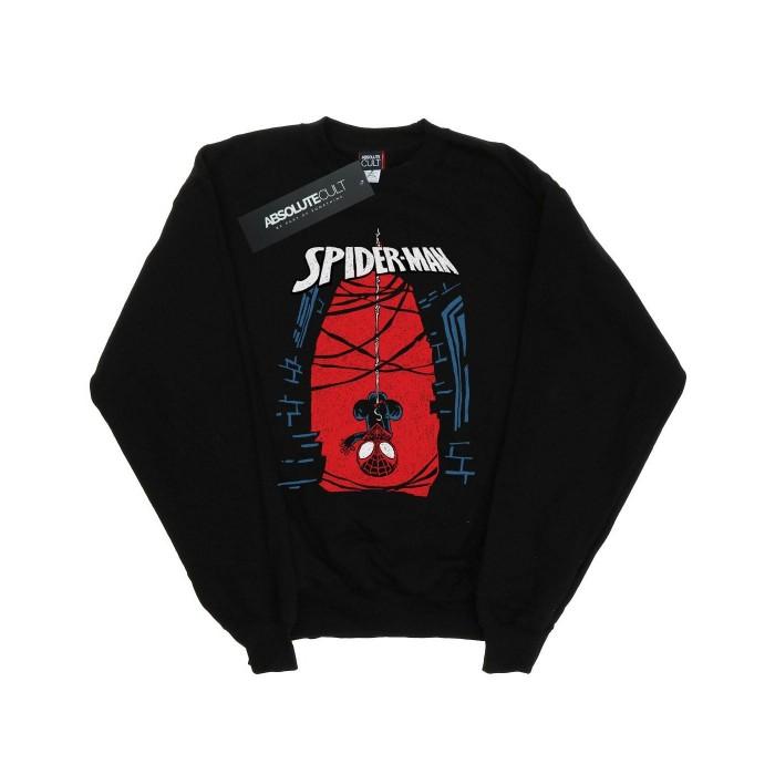 Marvel Boys Spider-Man Hanging Sketch Sweatshirt