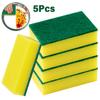 10/5/1pcs Magic Cleaning Sponges Double-Sided Reusable Kitchen Sponge Wipes Pan Pot Dishwashing Scouring Pads Brush Clean Tools