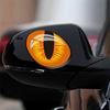 2Pcs 3D Funny Cat Eyes Car Sticker Cute Simulation Reflective Auto Decal Rearview Mirror Window Cover Decoration Exterior Accessories