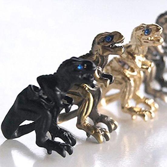 Ear Studs Punk Dinosaur Shape Alloy Exquisite 3D Animal Stud Earrings for Party