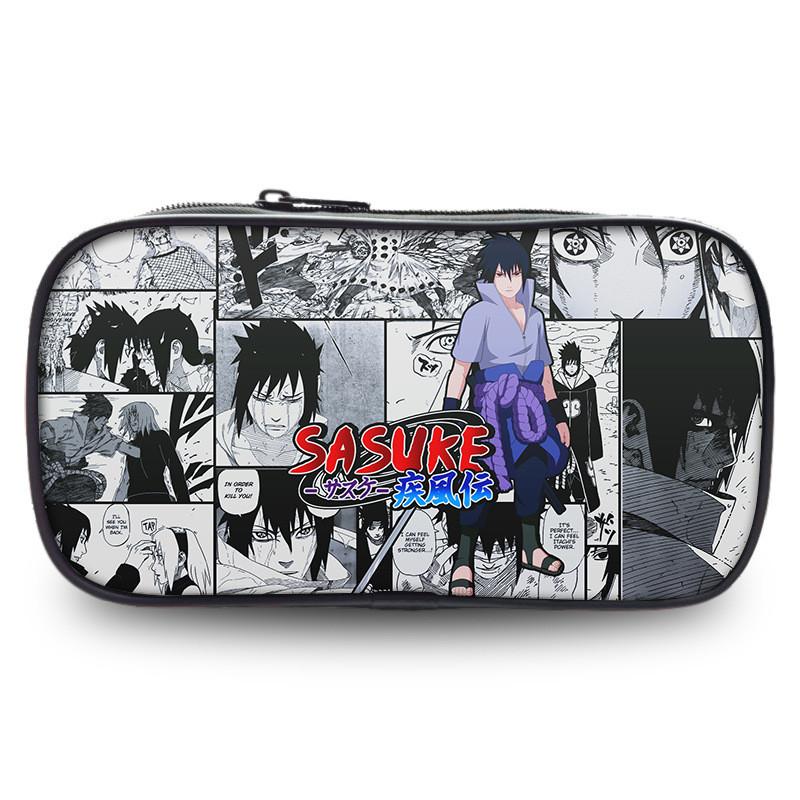 Themed Anime Naruto Printed Student Single Layer Stationery Storage Bag Pencil