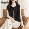 Elegant Sequin Knitted Vest