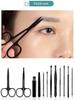 7/10/15 шт. профессиональные ножницы для педикюра, набор ножниц из нержавеющей стали с орлиным крючком, портативные маникюрные машинки для стрижки ногтей, набор инструментов