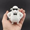 Милая Классная Фигурка Овцы 3D Печать Маленький Ягненок с Солнечными Очками и Галстуком-Бабочкой Новинка Животное Скульптура для Дома Офиса Декора Стола