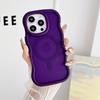 Для Magsafe Матовый волнистый чехол для iPhone 16 12 13 14 15 Pro Max Роскошный магнитный беспроводной зарядный матовый задний чехол