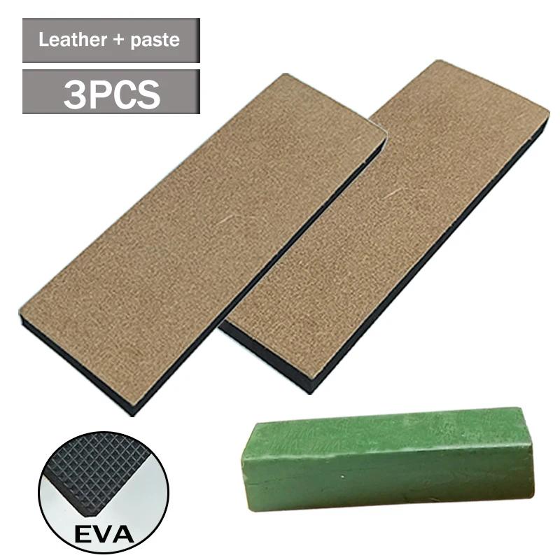 Knife Polishing Sharpener Sharpening Stone Leather Honing Strop Compound Grinding Knife Paste Polishing Paste Sharpening Tool