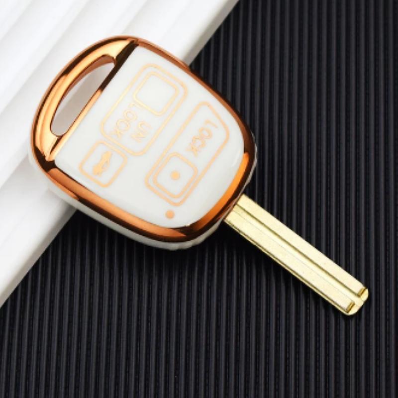 2/3 Buttons TPU Car Key Case Cover Fob For Toyota FJ Cruiser Land 2008-2014 Yaris Echo For Lexus ES GS LS IS RX SC LX RX400h