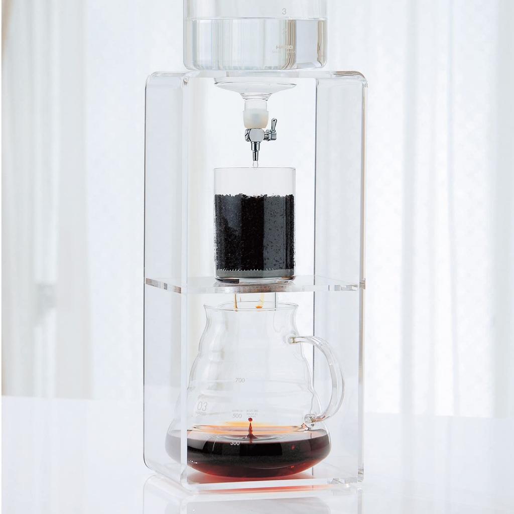 HARIO Water Dripper Clear Cold Brew Coffee Maker - - (2-6 cups) WDCR-6