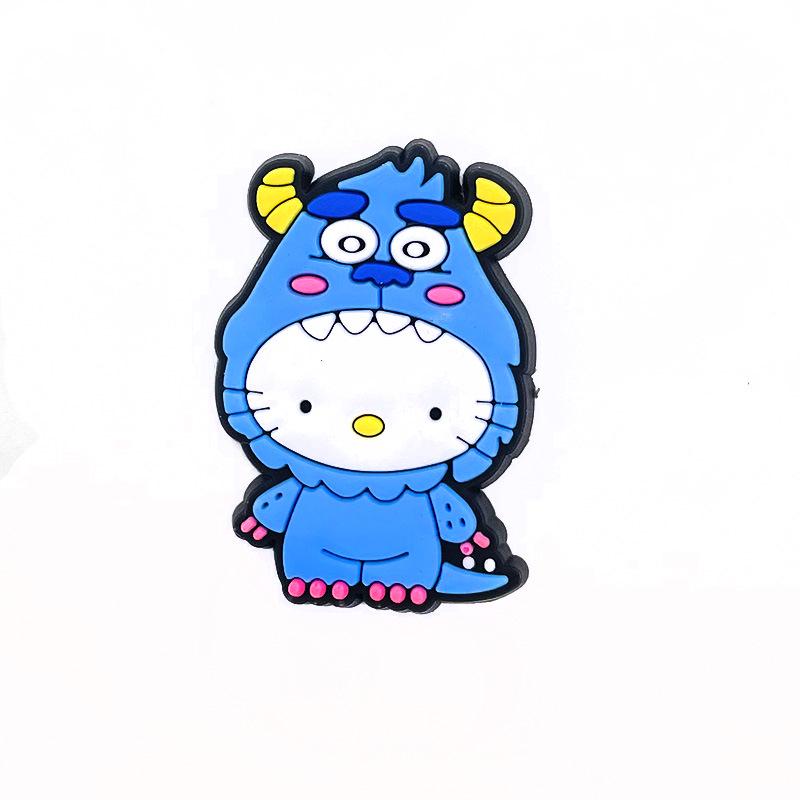 Одиночная штука Мультяшные мягкие резиновые ПВХ подвески для обуви Hello Kitty - Набор из 83 штук для DIY Подарочный набор
