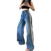 Women's High Waist Retro Distressed Straight Jeans - Spring Collection