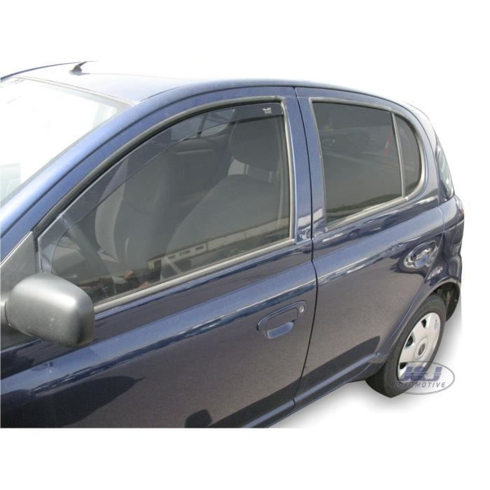 Déflecteurs d'air - Heko - Toyota Yaris 2001-2006 - Fumé - Acrylique renforcé - Installation facile