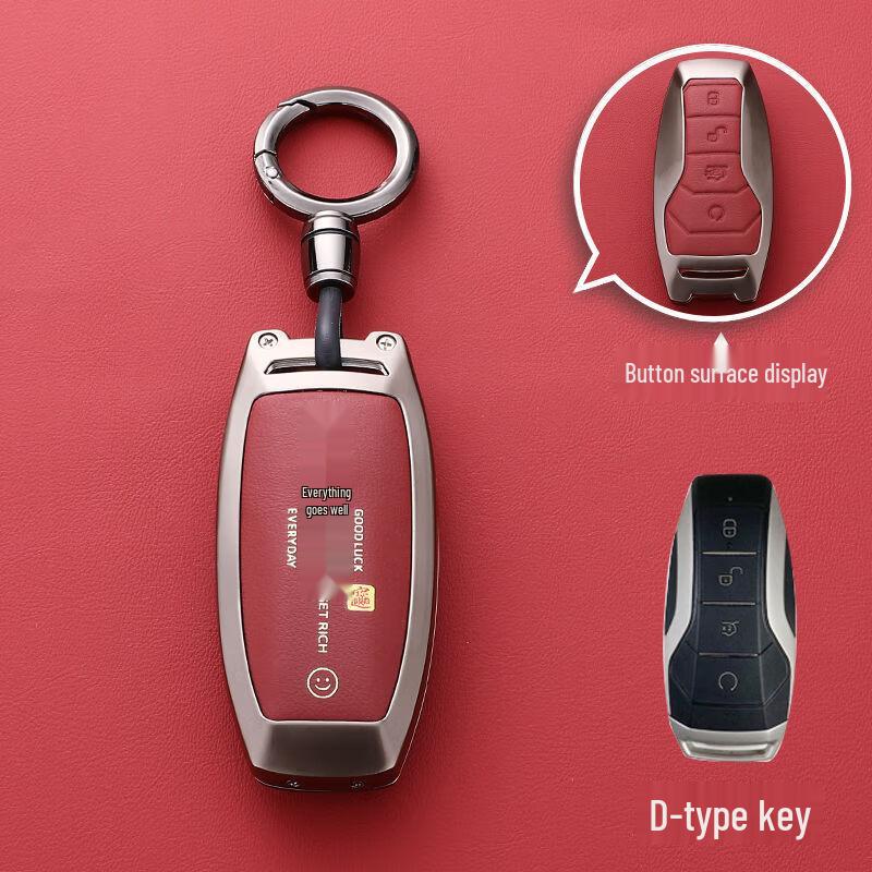 Чехол для ключа BYD для моделей Han, Qin Plus DMI, Song Pro, Dolphin, Yuan, Tang, EV Seal, Seagull, Frigate и Destroyer