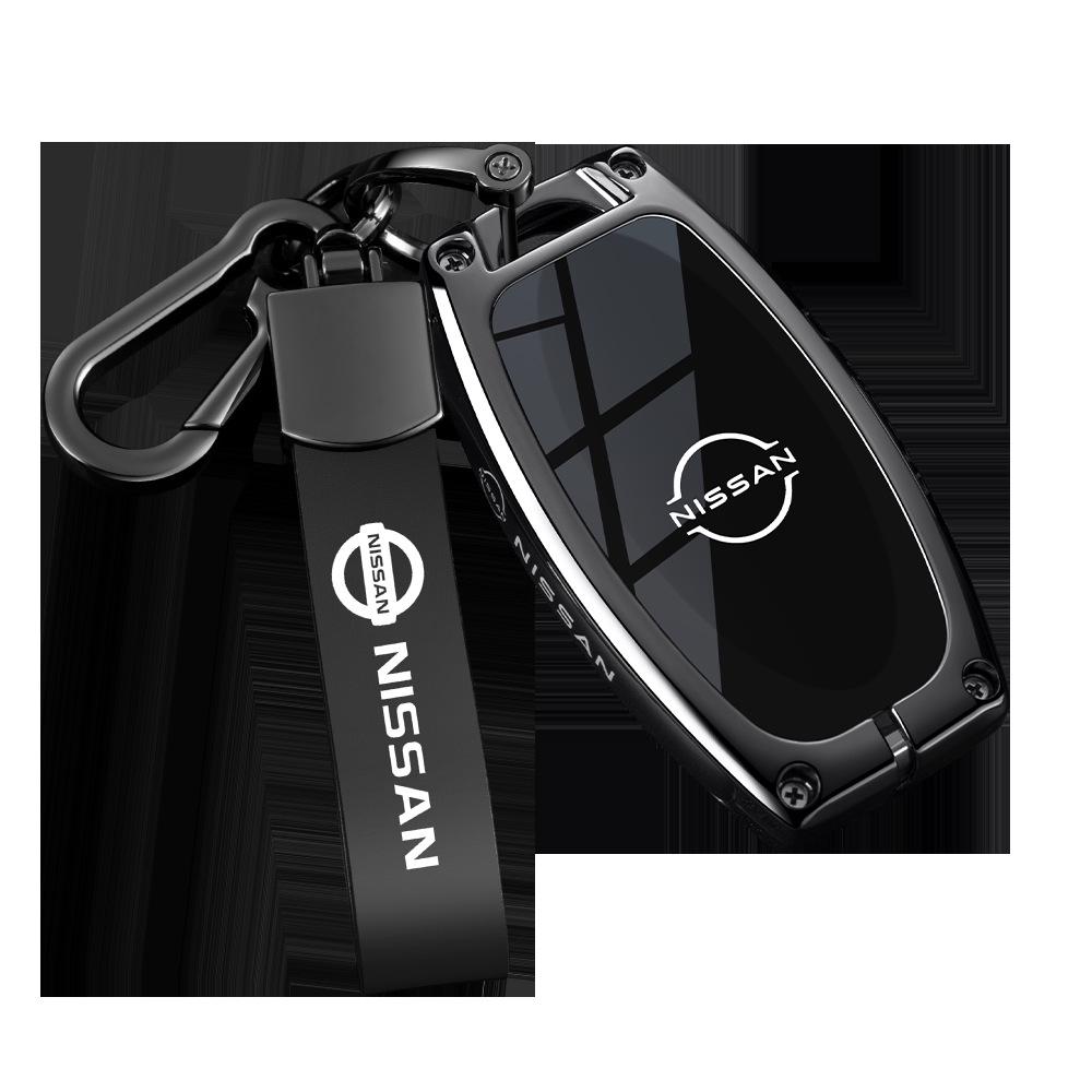 Чехол для ключей Nissan: Подходит для новых моделей Sylphy, Teana, Tiida, Qashqai, X-Trail, Bluebird, В комплекте брелок для мужчин