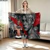 Bieber Print Flannel Blanket High Quality Warm Comfortable Cover for All Seasons Perfect for Gifts Home Decor