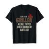T Shirt With Gerunisex Text Bin Am Grilling No Tips Beer Bring Abflug Vintage Unisex Slightly Comfortable Streetwear Soft