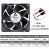 1Pcs Gdstime EC Axial Fan 60mm 80mm 90mm 120mm PC Dual Ball Brushless Fan  Cooler AC 110V 120V 220V 230V 240V Computer Case Fan