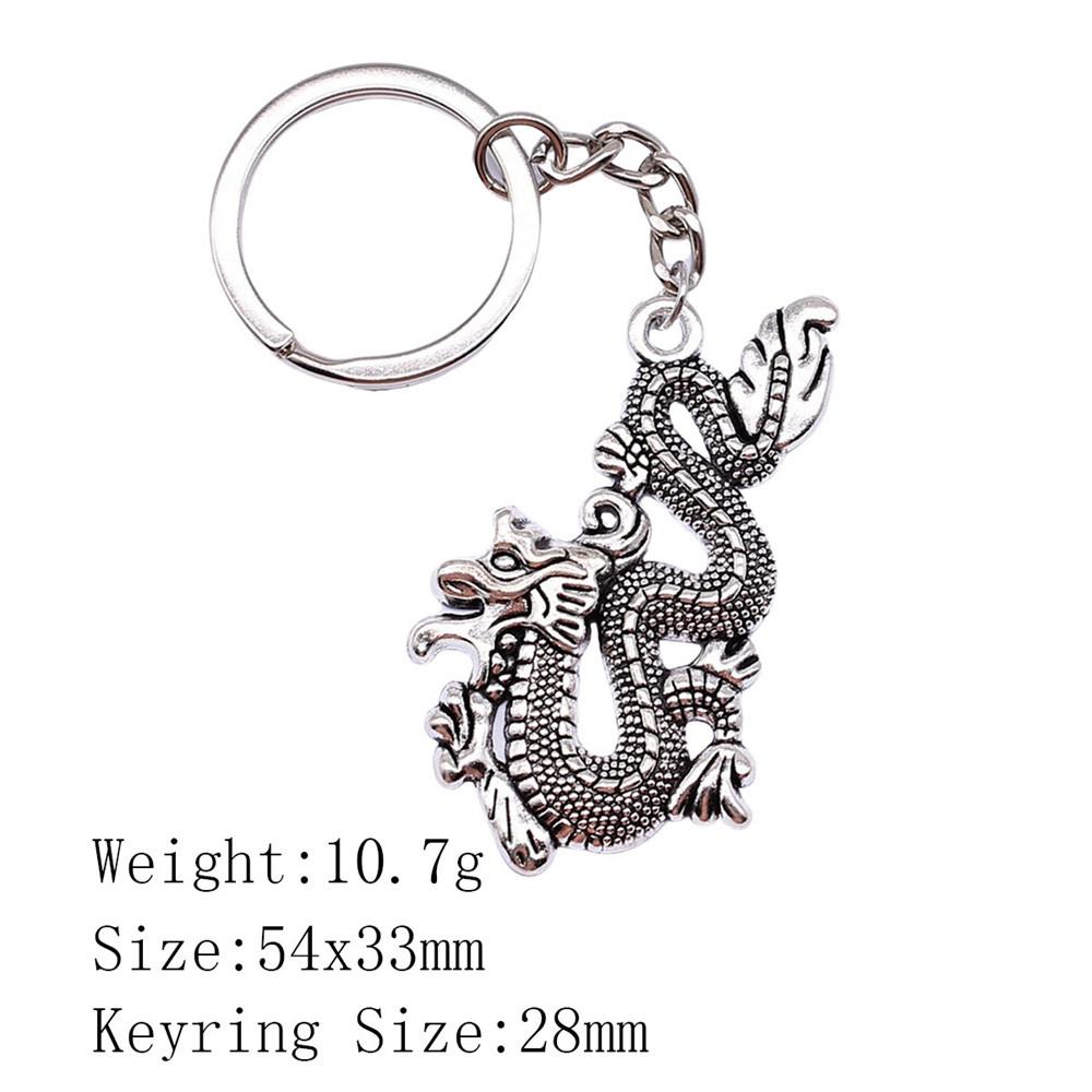 День благодарения Пара Брелок Дракон Змея Аниме Брелок Рюкзак Цепи Женщины