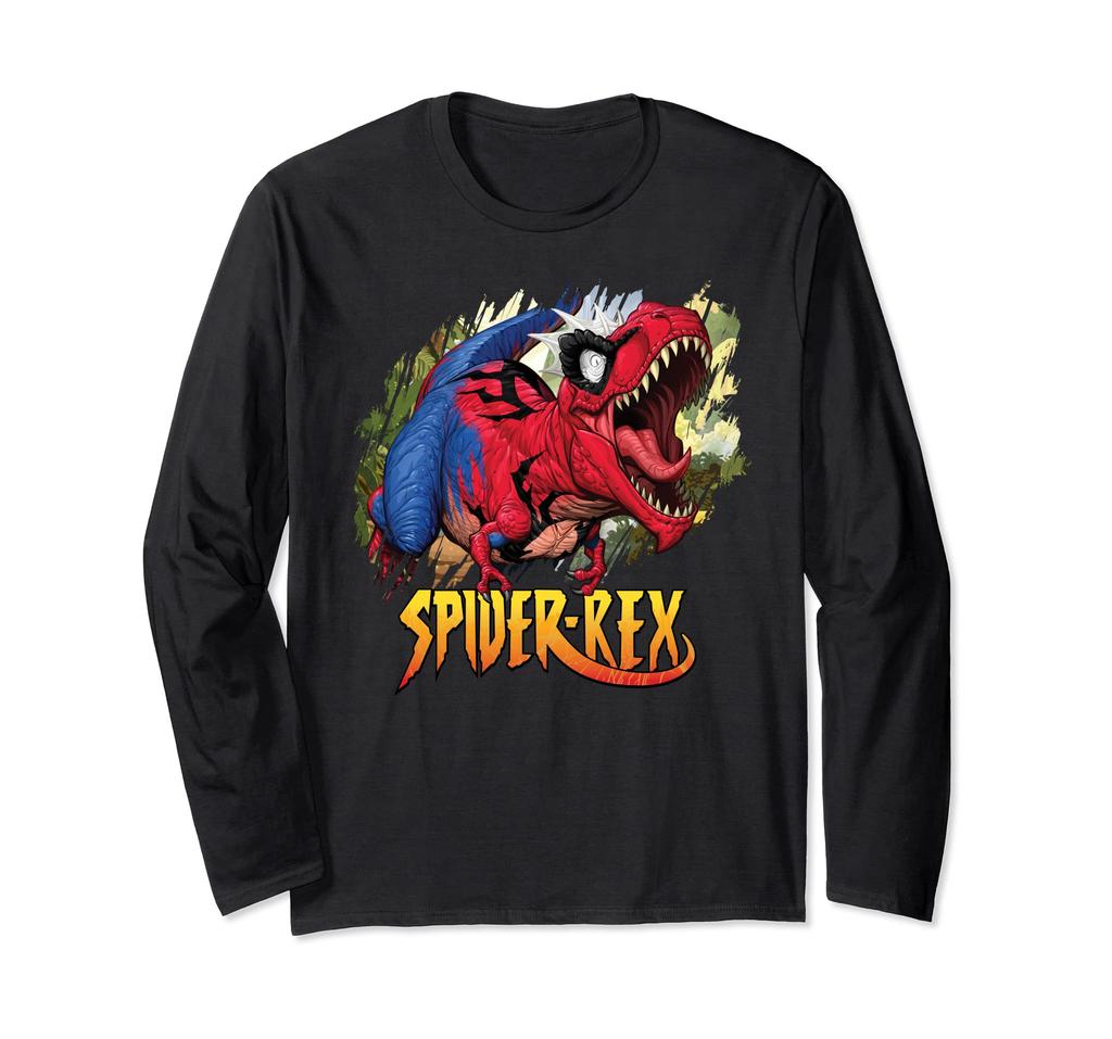 Marvel Spider-Man Spider-Rex Rip and Roar Long Sleeve T-Shirt