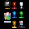 10 шт. Строительные блоки со светодиодной подсветкой Multi Flash, Круглый кирпич 2x2, Игрушки MOC для сборки Городской дороги, Классический подарок