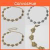 Womens Retro Metal Waist Chain With Heart Element And Floral Pattern For Spring And Fall