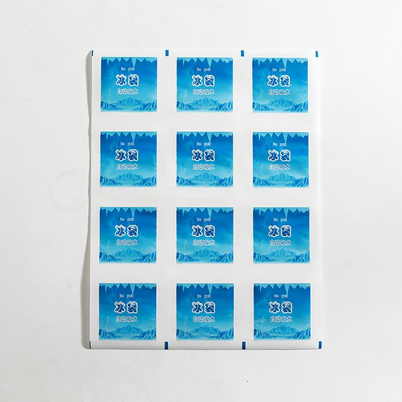 Многоразовый гелевый пакет для льда, автоматически поглощающий воду, изолированный пакет со льдом, охлаждающий пакет для снятия боли, охлаждающий пакет для сохранения свежести продуктов питания