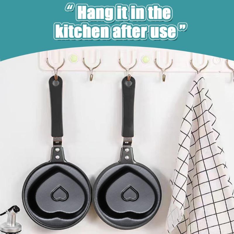 Сковороды для яиц в форме сердца, симпатичные, мини, антипригарные, из нержавеющей стали, креативные, для завтрака, для яиц, милые, для домашней кухни, инструменты для готовки