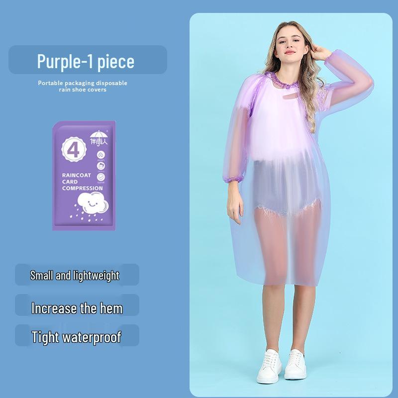 Портативные водонепроницаемые толстые прозрачные одноразовые бахилы - индивидуально упакованы для использования на открытом воздухе