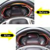 For Chevrolet Corvette C7 2014-2019 Soft Carbon Fiber Car Dashboard Frame Decoration Sticker Interior Modification Accessories