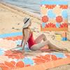 Пляжное одеяло Пикниковый коврик 210x200см Водонепроницаемый Песозащитный Портативный Для активного отдыха Спорт Путешествия Туризм Кемпинг