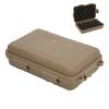 Wild Survival Storage Box High Strength Shockproof Waterproof Portable Camping Survival Kits for OutdoorBrown