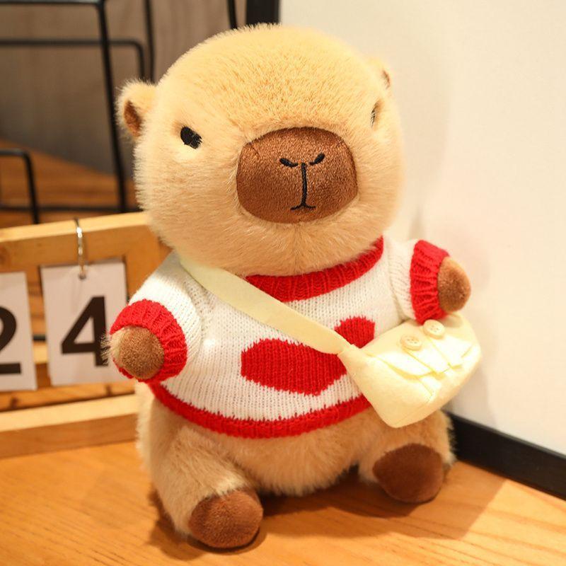 Популярная плюшевая кукла Kapi Bala Doll, одетая в капибару, милая кукла, подарок на тряпичную куклу