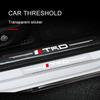 Наклейка на порог автомобиля Защитная пленка от царапин Прозрачная для Toyota TRD Prado Aqua Hilux Rav4 Camry Prius TRD Venza GR