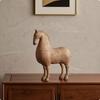 Фигурка лошади, состаренная скульптура, ручная работа, украшение для коллекционеров искусства, гостиной,