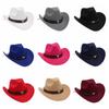 Cow Head Sunscreen Bucket Hat Felt Cowgirl Cap Retro Western Cowboy Hat  Travel