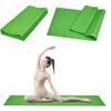 VECELO Yoga Mat 6mm for Strength and 173 X 61 Green (1 & 2-Piece Set) - Non-Slip, Soundproof, Waterproof, Washable, Lightweight, Foldable, Pilates,