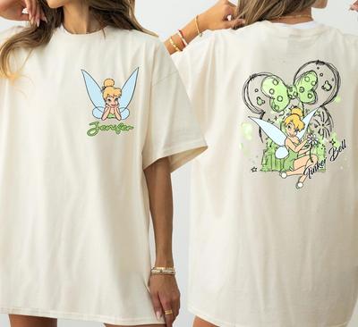 Custom Tinker Bell Shirt Fairy Magical Shirt Princess Tinker Bell Shirt Personalized Gift Tinkerbell Birthday Gift