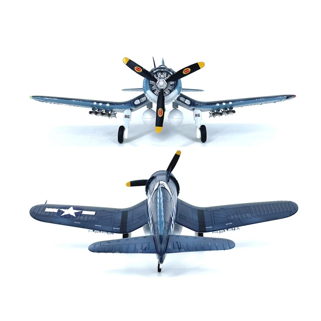 1/72 Модель истребителя США F4U-1 214-я эскадрилья 86# Модель истребителя из сплава