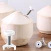 3Pcs Coconut Hole Puncher Compact Durable Stainless Steel Easy To Store Simple Operation Reusable Coconut Opener