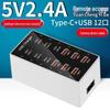 100 Вт 20-портовое USB-зарядное устройство для нескольких устройств для телефонов