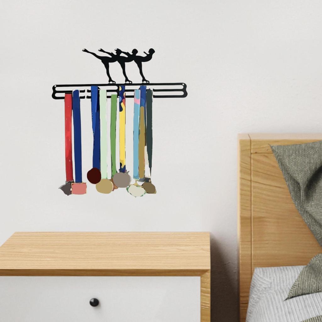 Medal Hanger Display Rack Frame Gifts Sport Awards Holder for Sports Award Home