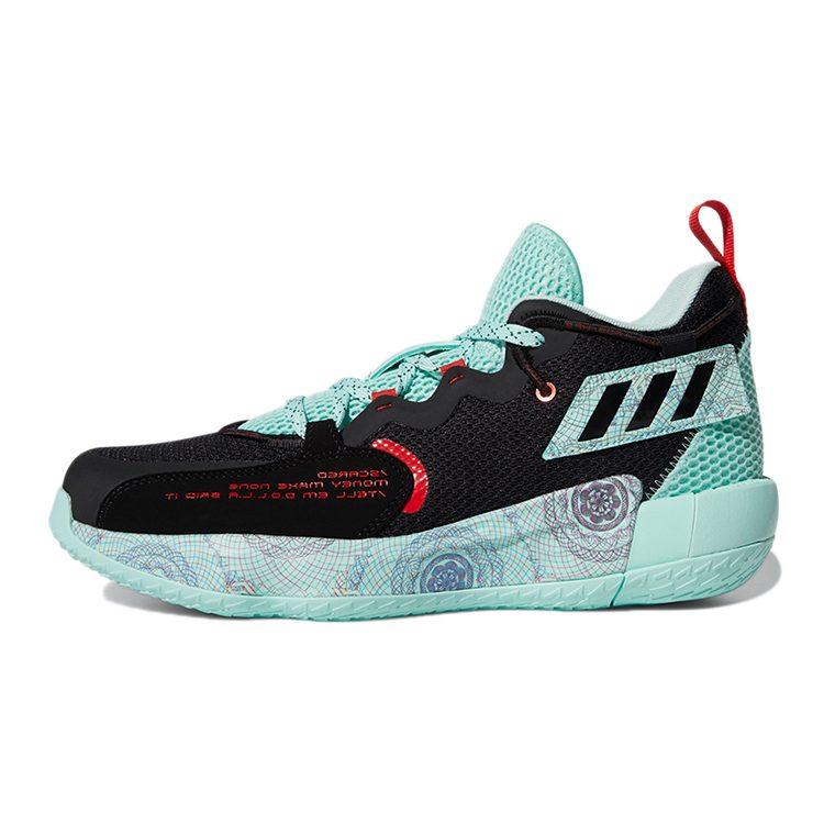 Dame 7 Adidas Extply 'Черный Прозрачный Мятный' H68607