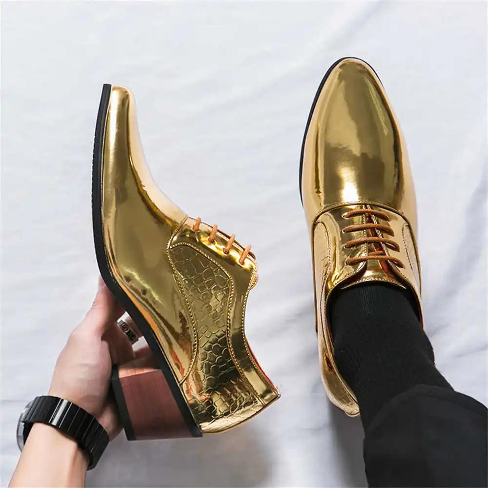 39-40 Autumn Men's Skateboard Sneakers Heels Dress Shoes For Mens Green Dress Shoes Sports Luxo Snearkers Functional Class