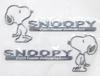 Basic Standard Snoopy Emblem Sticker 3D 3D Car Custom Decoration Character Stylish Cute Snoopy Door Mirror