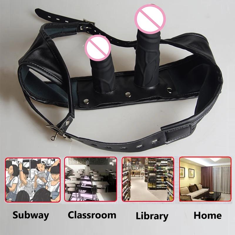 Strap-on Detachable Anal Butt Vagina Plug,Strap On Dilldo Panties Harness,Women's Underwear,Sexy Lingerie for Sex,Chastity Belt