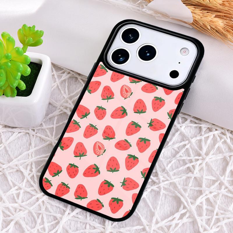 Strawberry Fields Shockproof Phone Case for iPhone 17 Air 16e 15 11 12 14 13 Pro Max Cover Coque