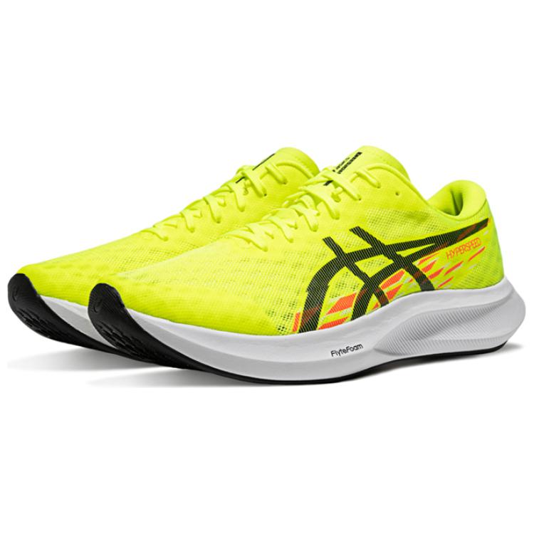 ASICS Men's Hyper Speed 4 Wide Safety Yellow Black Running Shoes 1011B876-750