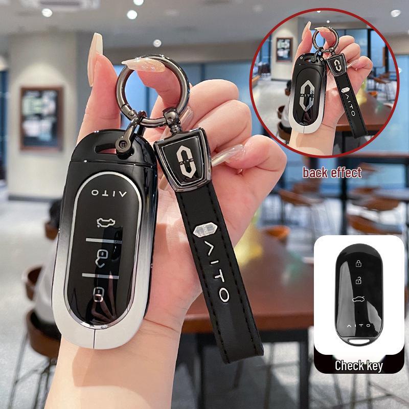 Чехол для ключей AITO M9: Металлическая пряжка для электросамоката AITO Huawei M9 с увеличенным запасом хода