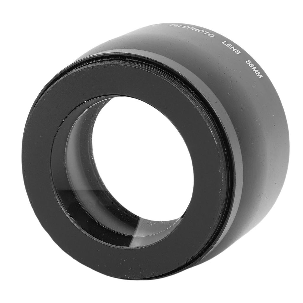 58 мм 2.0x Телеконвертер Оптическое стекло Алюминий 2X Увеличение Телеконвертер Удлинитель Конвертер для Беззеркальной Камеры